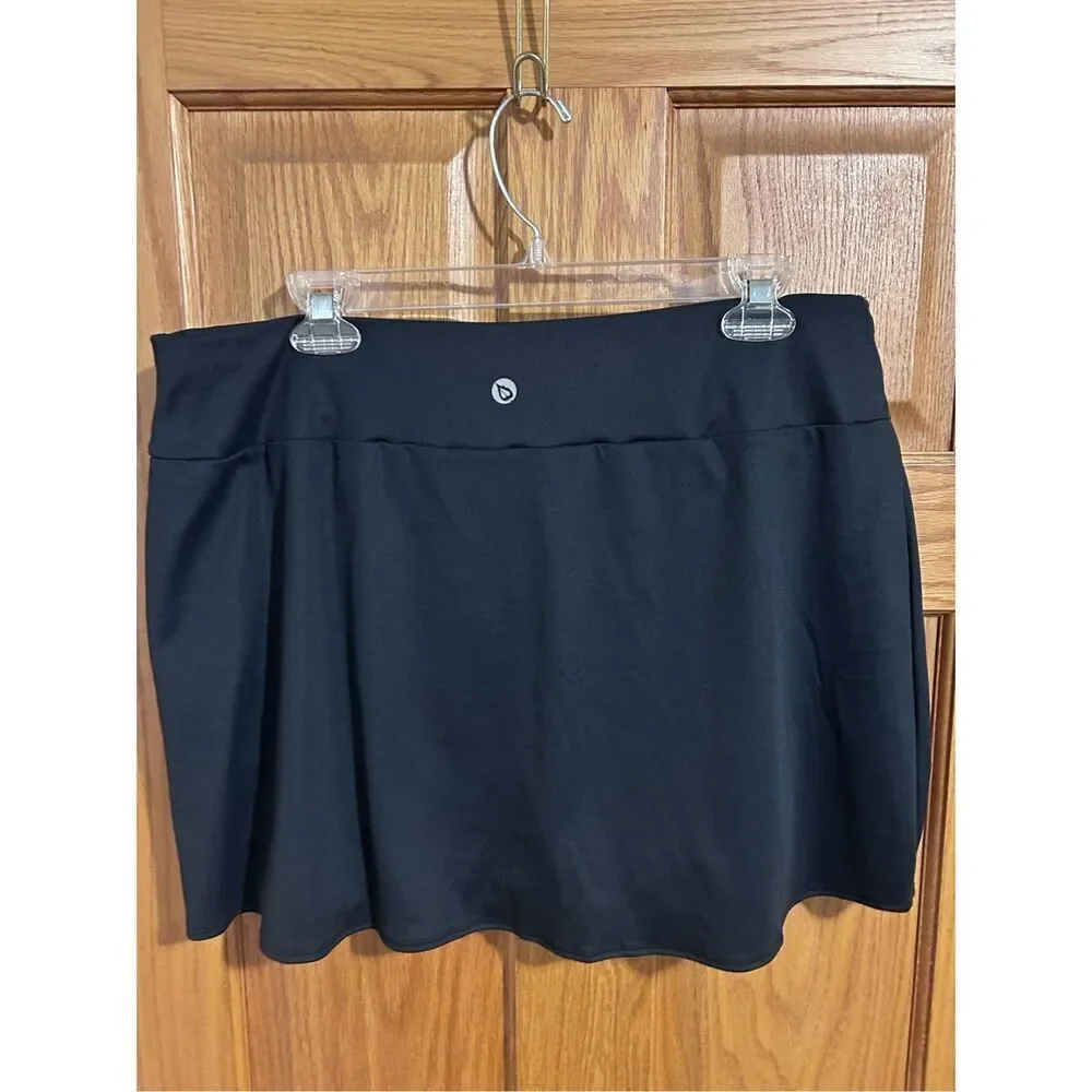 BALEAF Women's Plus Size 2XL NWT Black Tennis Golf Activewear Athletic Skorts